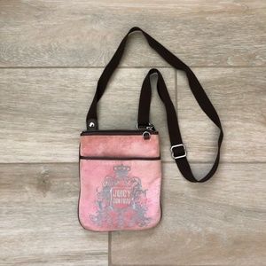 Pink Velvet Juicy Couture Crossbody Bag